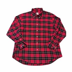 Brooks Brothers Portuguese Flannel Button Down Shirt Sz XL Cotton Madison Fit